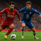 Aksi sengit duel Liverpool vs Chelsea di Liga Inggris.